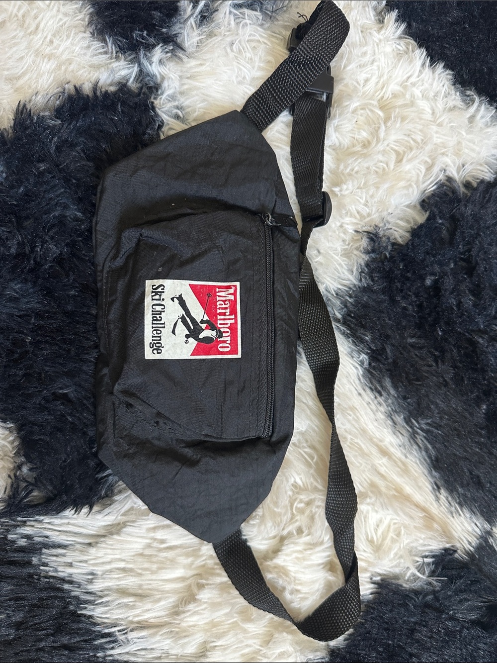 Marlboro Black Waist Pack - Ski Challenge Logo